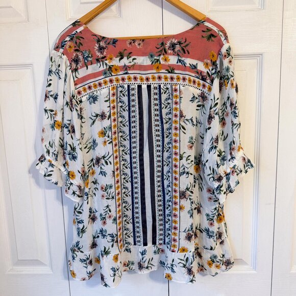Lucky Brand Floral Maya Top - Picture 9 of 11
